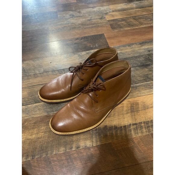 Clarks‎ Mens Chukka Boot Tan Leather Lace Up Desert Boots - Picture 1 of 5